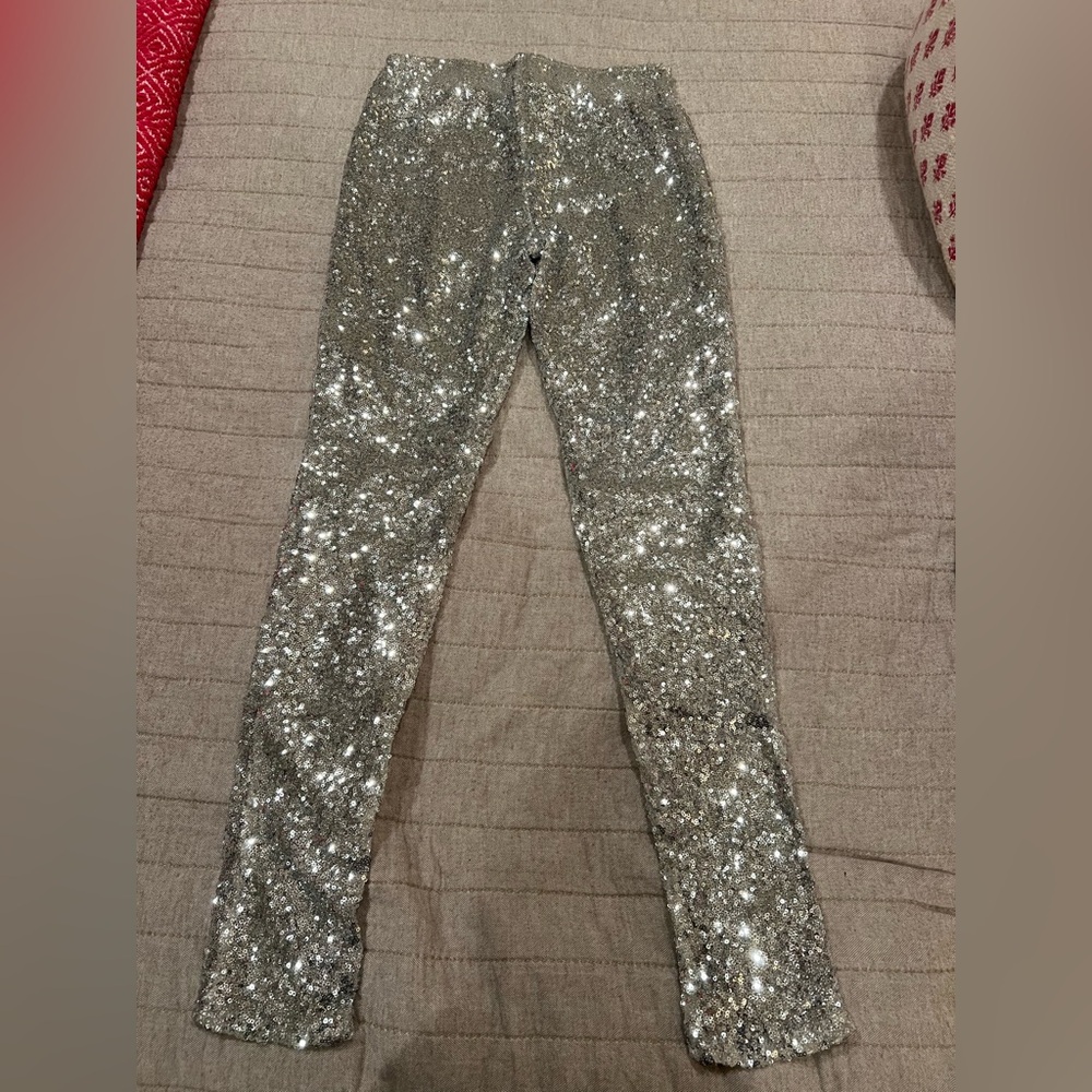 Bear Dance Glittering Sequin Women's Leggings - Picture 2 of 3